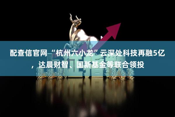配查信官网 “杭州六小龙”云深处科技再融5亿，达晨财智、国新基金等联合领投